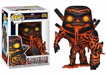 Funko Pop! Marvel: Spiderman, Molten Man 474