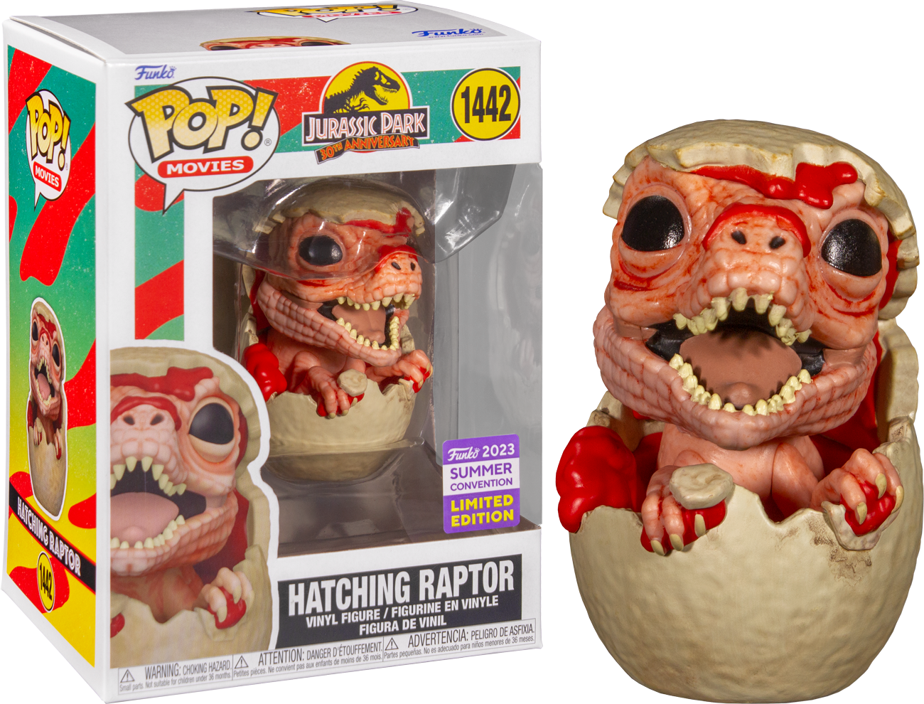 Funko Pop! Movies: Jurassic Park, Hatching Raptor 1442