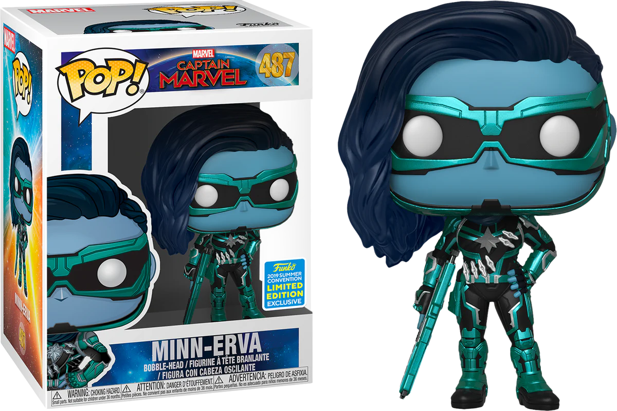 Funko Pop! Marvel: Captain Marvel, Minn-Erva 487