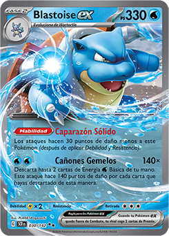 Blastoise ex - 030/142
