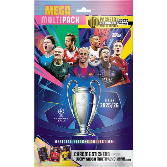 CHAMPION LEAGUE MEGA MULTIPACK 10 PAQUETES 2025/26