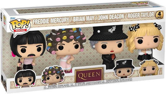 Funko pop! Rocks: Queen, Freddie Mercury / Brian May / John Deacon / Roger Taylor 4