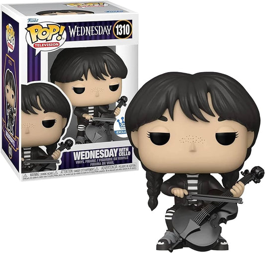 Funko Pop! Television: The Addams Family, Wednesday With Cello 1310