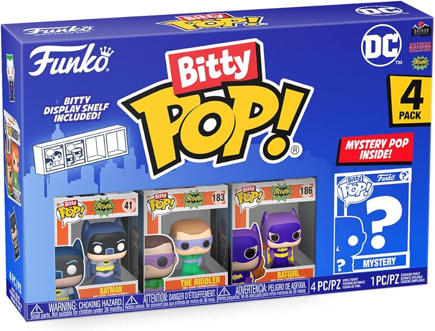 BittyPop! Batman: Batman, The Riddler, Batgirl