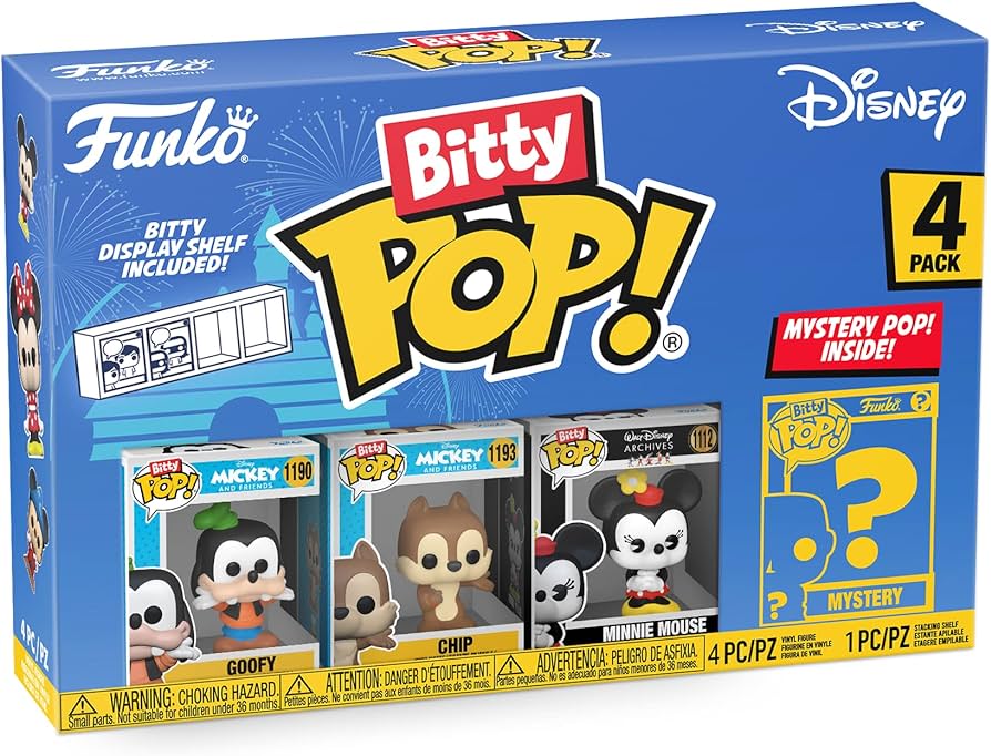 BittyPop! Disney: Goofy, Chip, Minnie Mouse