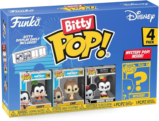 BittyPop! Disney: Goofy, Chip, Minnie Mouse