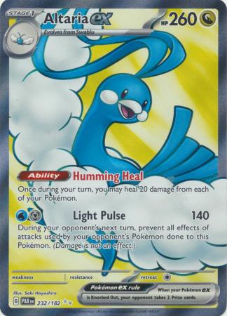 Card: Scarlet & Violet: Paradox Rift Singles, Altaria ex - 232/182 - Full Art Secret Rare