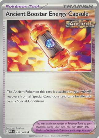 Card: Scarlet & Violet: Paradox Rift Singles, Ancient Booster Energy Capsule - 159/182 - Uncommon