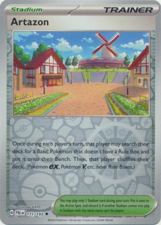 Card: Scarlet & Violet: Paldea Evolved Singles, Artazon - 171/193 - Uncommon Reverse Holo