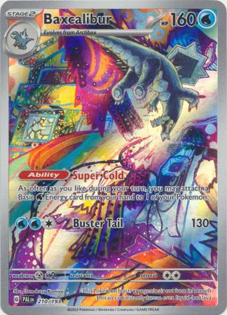 Card: Scarlet & Violet: Paldea Evolved Singles, Baxcalibur - 210/193 - Illustration Rare