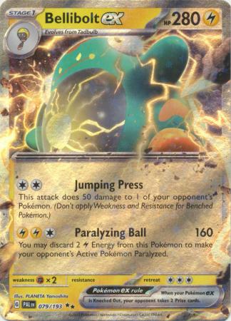 Card: Scarlet & Violet: Paldea Evolved Singles, Bellibolt ex - 079/193 - Ultra Rare
