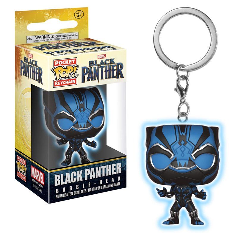 Funko Pocket Pop! Keychain: Black Panther, Black Panther