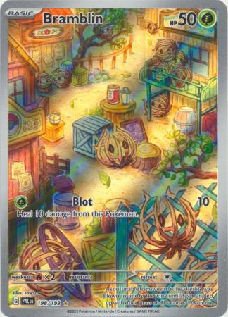 Card: Scarlet & Violet: Paldea Evolved Singles, Bramblin - 198/193 - Illustration Rare