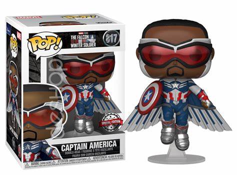 Funko Pop! Marvel: The Falcon And The Winter Soldier, Captain America 817