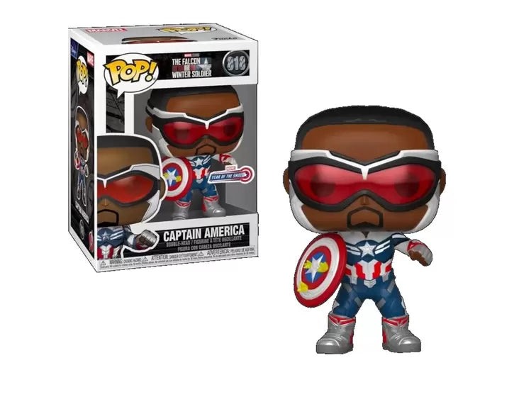 Funko Pop! Marvel: The Falcon And The Winter Soldier, Captain America 818