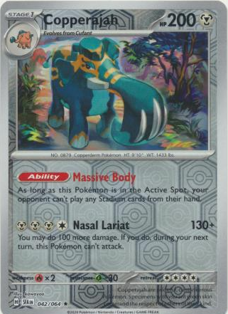 Copperajah - 042/064 - Reverse Holo Rare