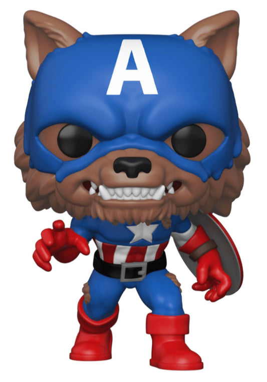 Funko Pop! Marvel: Year Of The Shield, Capwolf 882