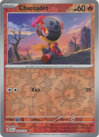 Card: Scarlet & Violet: Paldea Evolved Singles, Charcadet - 038/193 - Common Reverse Holo