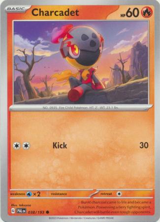Card: Scarlet & Violet: Paldea Evolved Singles, Charcadet - 038/193 - Common