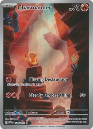 Card: Scarlet & Violet: 151 Singles, Charmander - 168/165 - Illustration Rare