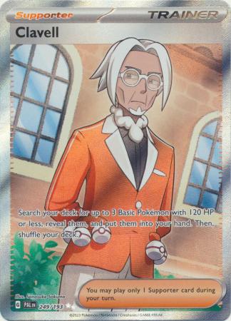 Card: Scarlet & Violet: Paldea Evolved Singles, Clavell - 249/193 - Full Art Secret Rare