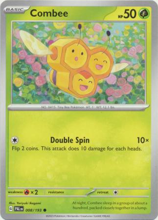 Card: Scarlet & Violet: Paldea Evolved Singles, Combee - 008/193 - Common