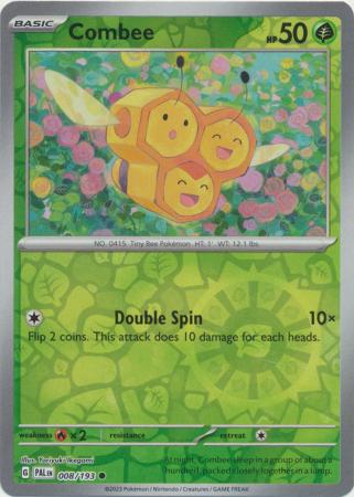 Card: Scarlet & Violet: Paldea Evolved Singles, Combee - 008/193 - Common Reverse Holo