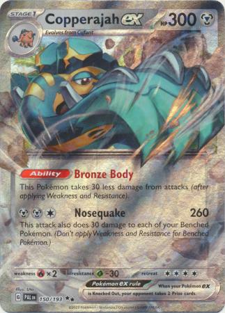 Card: Scarlet & Violet: Paldea Evolved Singles, Copperajah ex - 150/193 - Ultra Rare