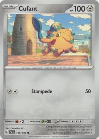 Card: Scarlet & Violet: Paldea Evolved Singles, Cufant - 149/193 - Common