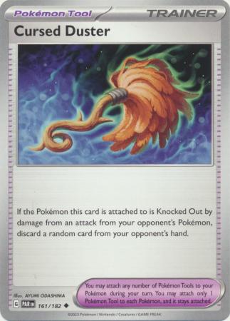 Card: Scarlet & Violet: Paradox Rift Singles, Cursed Duster - 161/182 - Uncommon