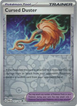 Card: Scarlet & Violet: Paradox Rift Singles, Cursed Duster - 161/182 - Uncommon Reverse Holo
