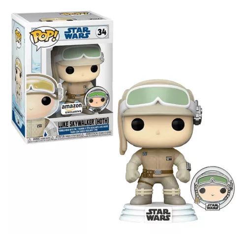 Funko Pop! Star Wars: El Imperio Contraataca, Luke SkyWalker (Hoth) 34