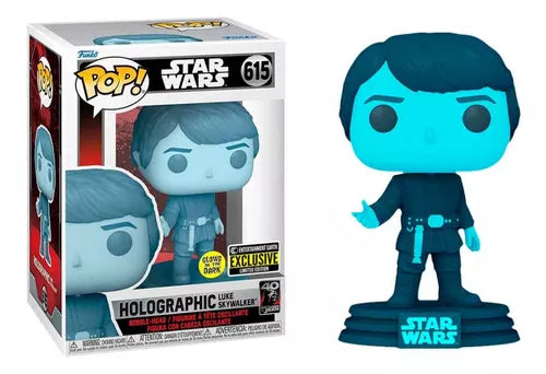Funko Pop! Star Wars: Return Of The Jedi, Holographic Luke Skywalker 615
