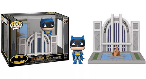 Funko Pop! Heroes: Moment, Batman With The Hall Of Justice 09