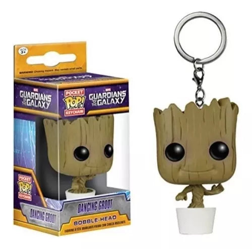Funko Pocket Pop! Keychain: Guardianes de la Galaxia Dancing Groot