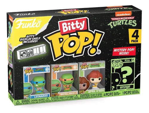 BittyPop! Teenage Mutant Ninja Turtles: Leonardo, Michelangelo, April O'Neil