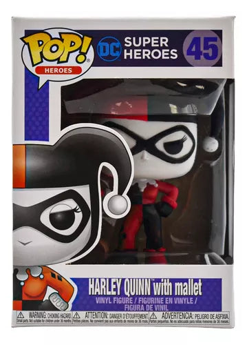 Funko Pop! DC: DC Super Heroes, Harley Quinn With Mallet 45