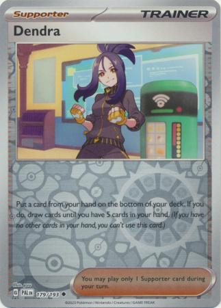 Card: Scarlet & Violet: Paldea Evolved Singles, Dendra - 179/193 - Uncommon Reverse Holo