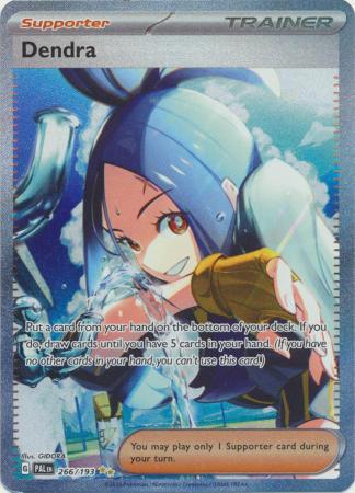 Card: Scarlet & Violet: Paldea Evolved Singles, Dendra - 266/193 - Special Illustrion Rare