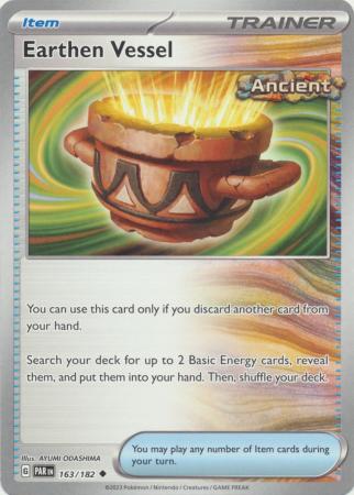 Card: Scarlet & Violet: Paradox Rift Singles, Earthen Vessel - 163/182 - Uncommon