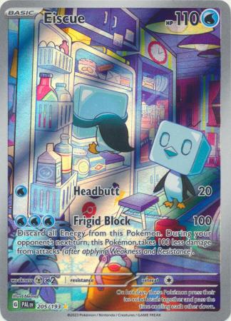 Card: Scarlet & Violet: Paldea Evolved Singles, Eiscue - 205/193 - Illustration Rare