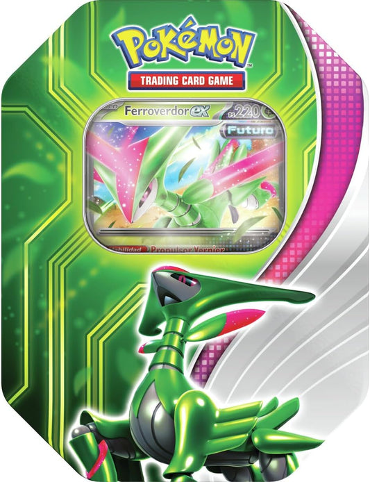 Pokemon Tin Colisión Paradójica - Ferroverdor EX - ES