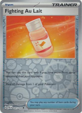 Card: Scarlet & Violet: Paldea Evolved Singles, Fighting Au Lait - 181/193 - Uncommon Reverse Holo