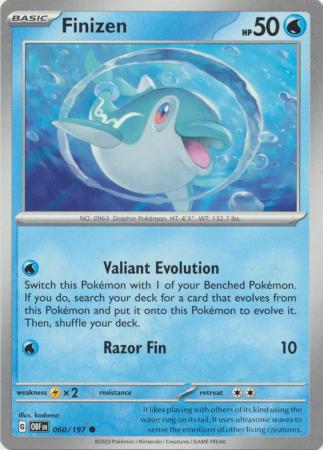 Card: Scarlet & Violet: Obsidian Flames Single, Finizen - 060/197 - Common