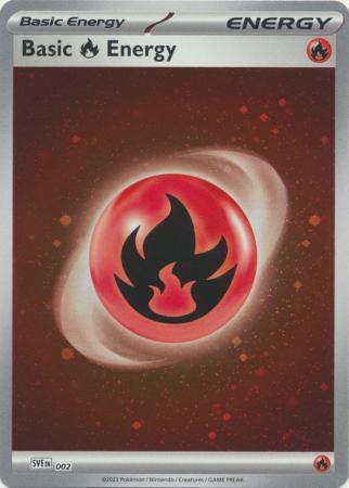 Card: Scarlet & Violet: 151 Singles, Fire Energy Galaxy Holo