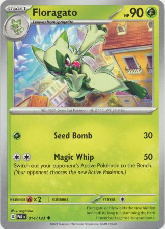 Card: Scarlet & Violet: Paldea Evolved Singles, Floragato - 014/193 - Uncommon