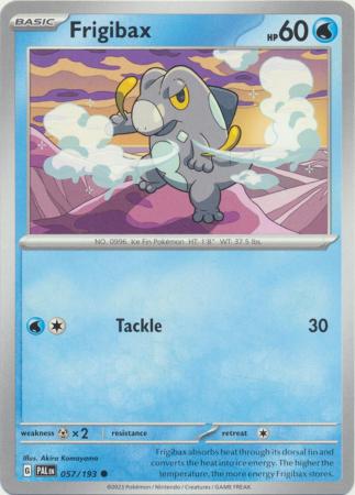Card: Scarlet & Violet: Paldea Evolved Singles, Frigibax - 057/193 - Common