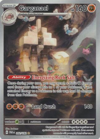 Card: Scarlet & Violet: Paradox Rift Singles, Garganacl - 202/182 - Illustration Rare