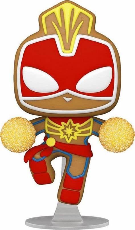 Funko Pop! Marvel:  Gingerbread Captain Marvel 936