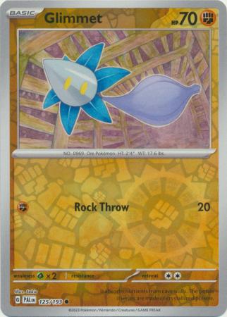 Card: Scarlet & Violet: Paldea Evolved Singles, Glimmet - 125/193 - Common Reverse Holo